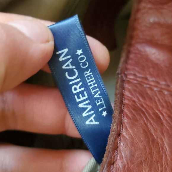 American Leather Co. Liberty Cognac Leather Backpack - Picture 12 of 16